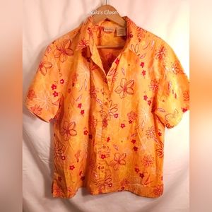 Bobbie Brooks Hawaiian Women's Shirt